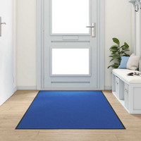 vidaXL Doormat Other Blue and Black 120 x 300 cm Polyamide and PVC