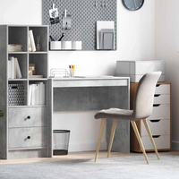 vidaXL Desk Concrete Grey 90 x 40 x 76 cm