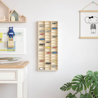 vidaXL Display Case Brown 30 x 4.5 x 75 cm Engineered wood