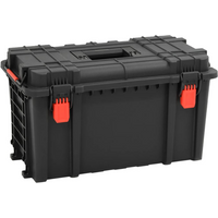vidaXL Portable Flight Case Black 57x35x32.5 cm PP