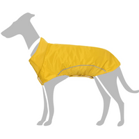 vidaXL Dog Raincoat with Reflective Strips Polyester Yellow XXS