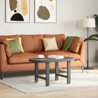 vidaXL Coffee Table Legs Anthracite 2 pcs 50x(42-43) cm Steel