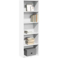 vidaXL Bookcase White 60x30x189 cm Engineered Wood