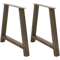 vidaXL Dining Table Legs A-Shaped 2 pcs 100x(72-73) cm Steel