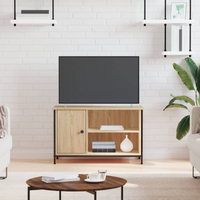 vidaXL TV Cabinet Sonoma Oak 80x40x50 cm Engineered Wood