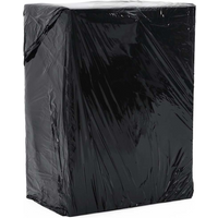 vidaXL Stretch Film 6 pcs Black 30 μm 50 cm x 150 m