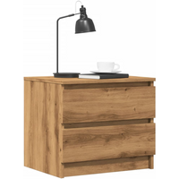 vidaXL Bedside Cabinets 2 pcs Artisan Oak 50x40x43.5 cm Engineered Wood