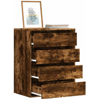 vidaXL Corner Chest of Drawers Old Wood 60x41x76 cm Engineered Wood