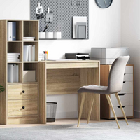 vidaXL Desk Sonoma Oak 80 x 50 x 76 cm