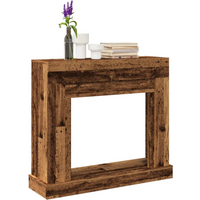 vidaXL Fireplace Surround Old Wood 100x30x87.5 cm Engineered Wood