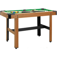 vidaXL 4 Feet Billiard Table 122x61x76 cm Brown