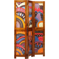 vidaXL Room Divider Brown 105 x 160 cm Solid acacia wood