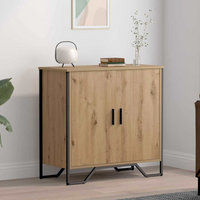 vidaXL Sideboard Brown 78 x 35.5 x 74.5 cm Engineered wood