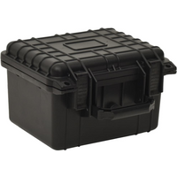 vidaXL Portable Flight Case Black 27x25x18 cm PP
