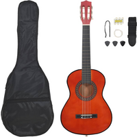 vidaXL 8 Piece Classical Guitar Beginner Set 1/2 34"
