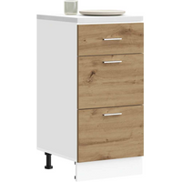 vidaXL Bottom Cabinet Lyon Artisan Oak 40x46x81.5 cm Engineered Wood