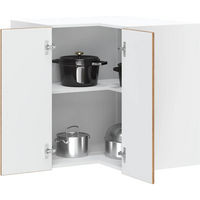 vidaXL Kitchen Wall Corner Cabinet Lucca Old Wood Engineered Wood