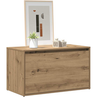 vidaXL Hall Bench 80x40x45 cm Artisan Oak Engineered Wood