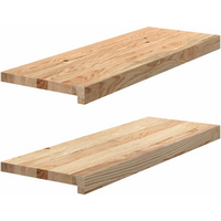 vidaXL Window Sills 2 pcs Untreated 70x30x2 cm Solid Wood Oak