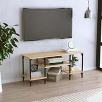 vidaXL TV Cabinet Sonoma Oak 102x35x45.5 cm Engineered Wood