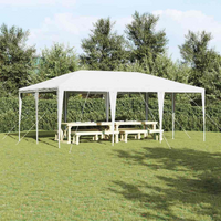 vidaXL Party Tent White 600 x 400 x 266 cm Polyester and Steel