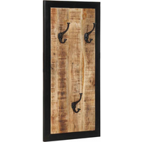 vidaXL Coat Rack 40x2x80 cm Solid Rough Wood Mango