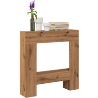 vidaXL Fireplace Surround Artisan Oak 81x18x82 cm Engineered Wood