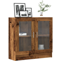 vidaXL Book Cabinet Old Wood 82.5x30.5x80 cm Engineered Wood