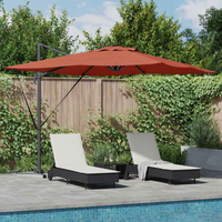 vidaXL Parasol Terracotta 286 x 285 x 270 cm Aluminium