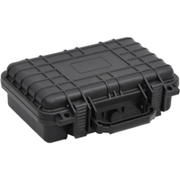 vidaXL Portable Flight Case Black 30x22x10 cm PP