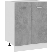 vidaXL Bottom Cabinet Lyon Concrete Grey 60x46x81.5 cm Engineered Wood