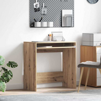 vidaXL Desk with Drawer Artisan Oak 77.5 x 43 x 79 cm Engineered Wood