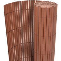 Double-Sided Garden Fence PVC 90x300 cm
