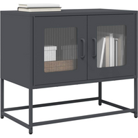 vidaXL TV Cabinet Anthracite 68x39x60.5 cm Cold-rolled Steel