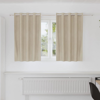 Curtains with Curtains Cream 140 x Velvet