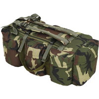 vidaXL 3-in-1 Army-Style Duffel Bag 45 L Camouflage