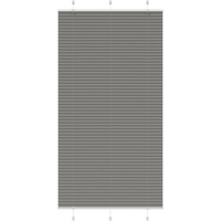 vidaXL Pleated Blind Anthracite 105x200 cm Fabric Width 104.4 cm Polyester
