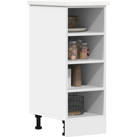 vidaXL Bottom Cabinet Riga White 30x44.5x81.5 cm Engineered Wood
