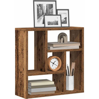 vidaXL Wall Shelf Old Wood 45x16x45 cm Engineered Wood