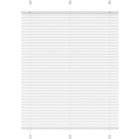 vidaXL Pleated Blind White 105x150 cm Fabric Width 104.4 cm Polyester