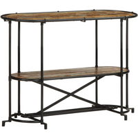 vidaXL Console Table 110x42x76 cm Solid Wood Reclaimed