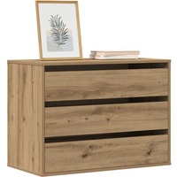 vidaXL Corner Chest of Drawers Artisian Oak 80x41x58 cm Engineered Wood