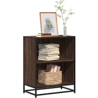 vidaXL Book Cabinet Brown Oak 60x35x76 cm Engineered Wood