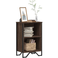 vidaXL Bookcase Brown Oak 50x31x74.5 cm Engineered Wood