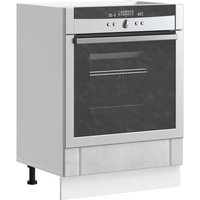 vidaXL Oven Cabinet Lucca Concrete Grey Engineered Wood