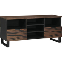 vidaXL TV Units with Drawer Walnut 100 x 33 x 46 cm Engineered wood