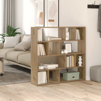 vidaXL Book Cabinet/Room Divider Artisan Oak 105x24x102 cm
