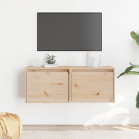 Wall Cabinets 45x30x35 cm Solid Pinewood