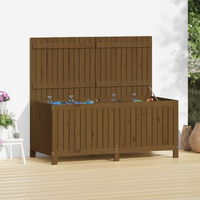vidaXL Garden Storage Box Honey Brown 147x68x64 cm Solid Wood Pine