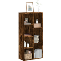 vidaXL Bookcase Smoked Oak 50x25x105 cm Engineered Wood